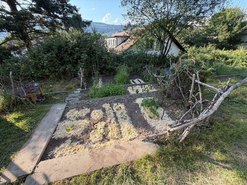 Kreatives aus Naturmaterial im Kiesbeet